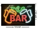 SIGNS AND ARTS LED Bar Sign Board, 12 x 18 inch, Attention Grabbing, with Hanging Hooks (INDOOR SINGLE SIDED DISPLAY, 12 INCH X 18 INCH)